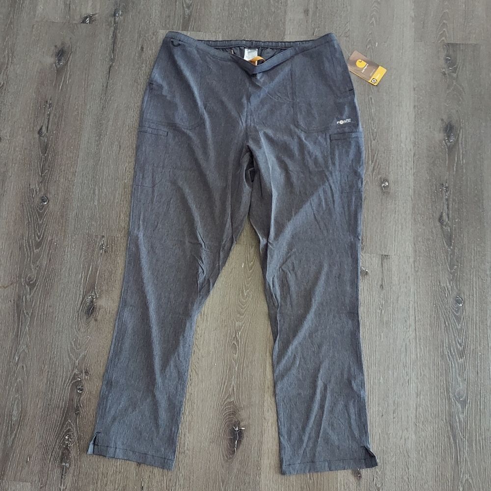 Carhartt Force Liberty Women's Drawstring Straight Leg Tall Scrub Pants 2XL